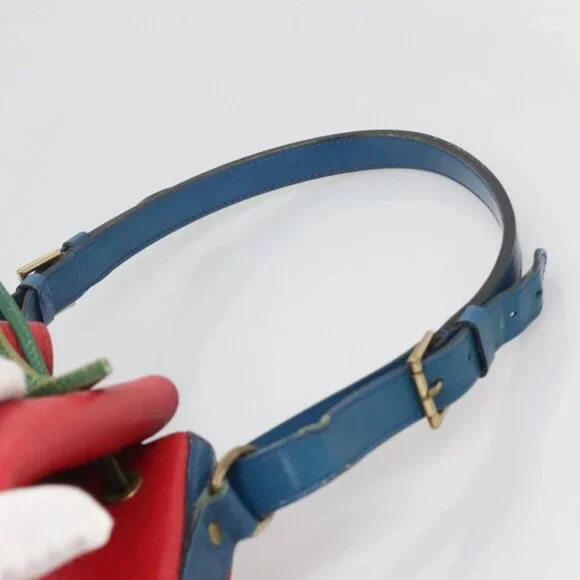LOUIS VUITTON Epi Toriko color Noe Bag Red Blue Green M44084 LV Auth 140074